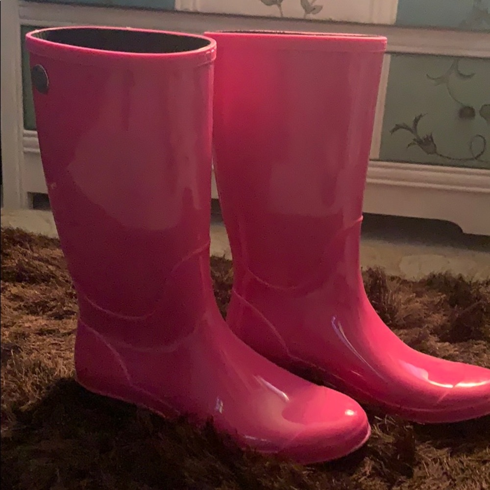 Pink Ugg Rain Boots